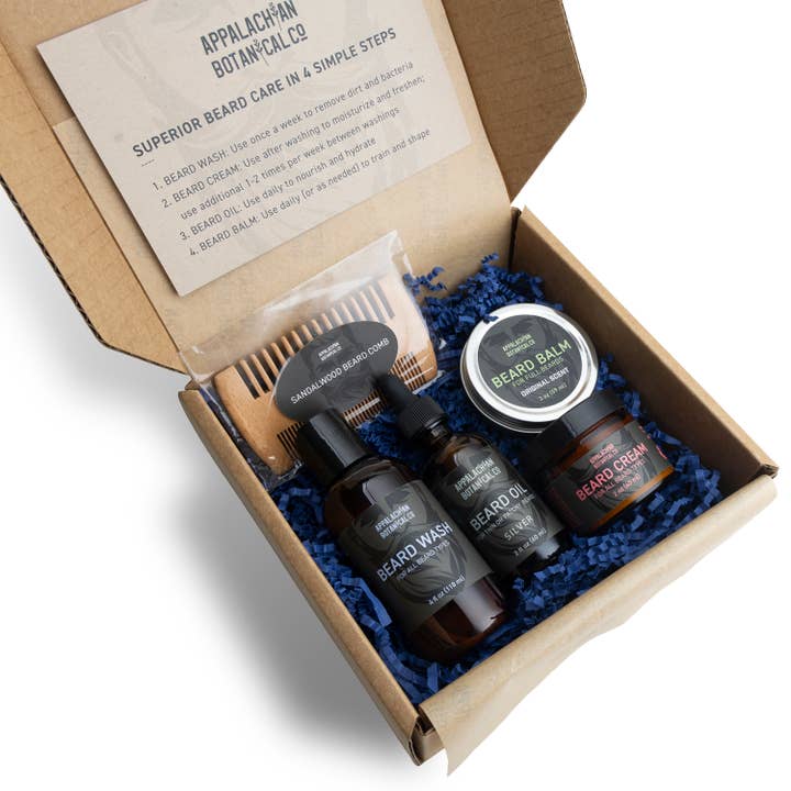 Appalachian Botanical Co. - Wholesale Beard Styling Product - Complete Beard Care Kit: Bronze2