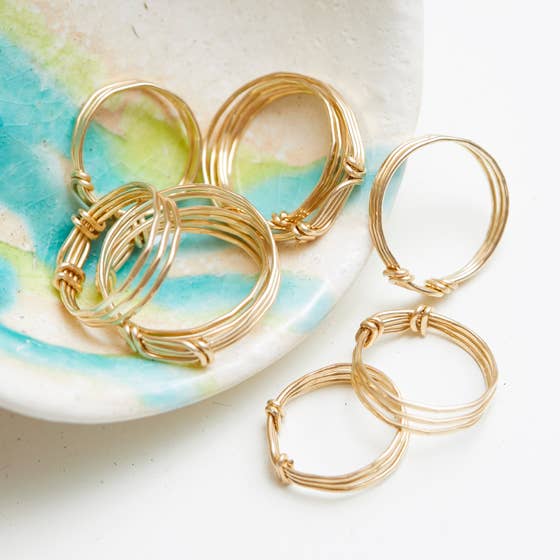 Trio Ring for wholesale by Jules by the Sea