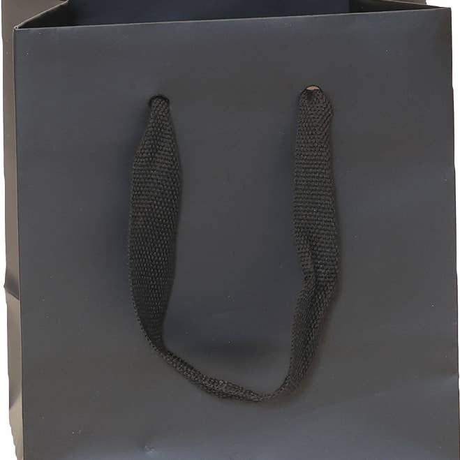 Eurotote Black Shopping Bags for wholesale by American paper & plastic