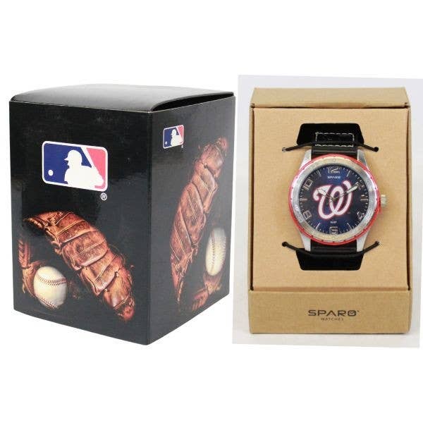 WASHINGTON NATIONALS WATCHES - GAMBIT STYLE - MAY NEED for wholesale by St. Louis Wholesale LLC