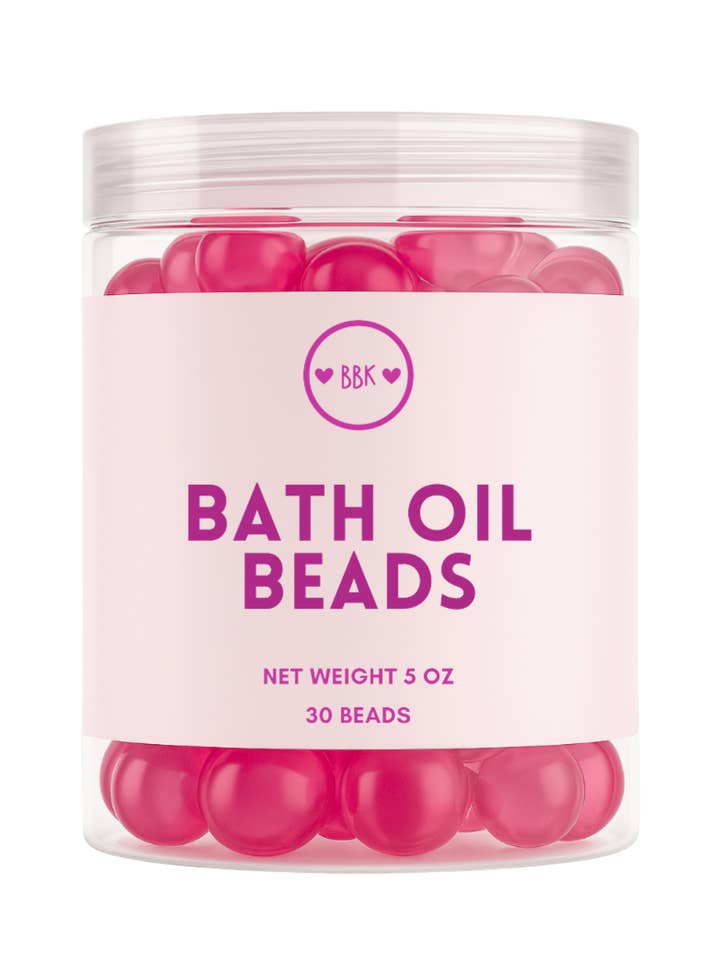 Pink Bath Oil Beads for wholesale by Boca Bear Kids