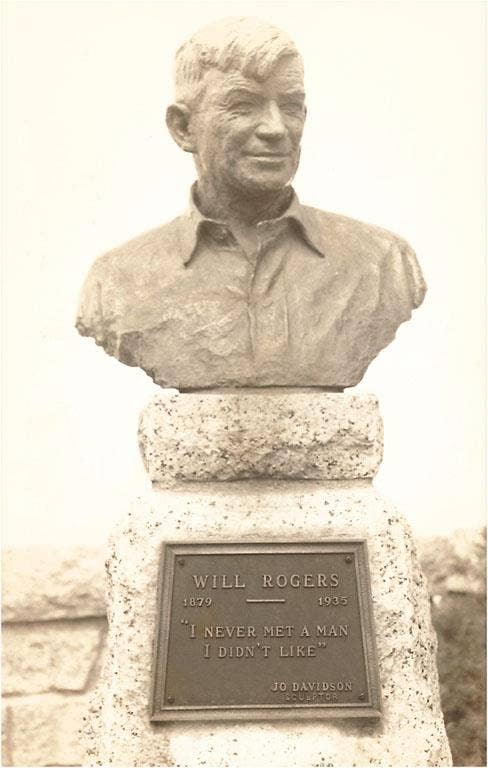 Found Image Press - Wholesale Magnet - Magnet AP-510 Bust of Will Rogers0