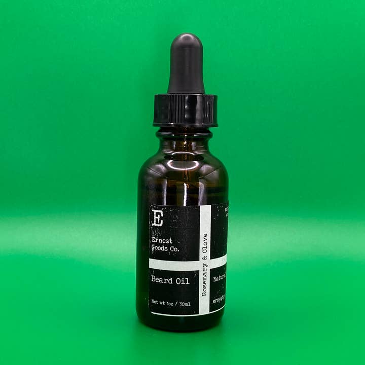 Rosemary & Clove Beard Oil for wholesale by Ernest Goods Co.