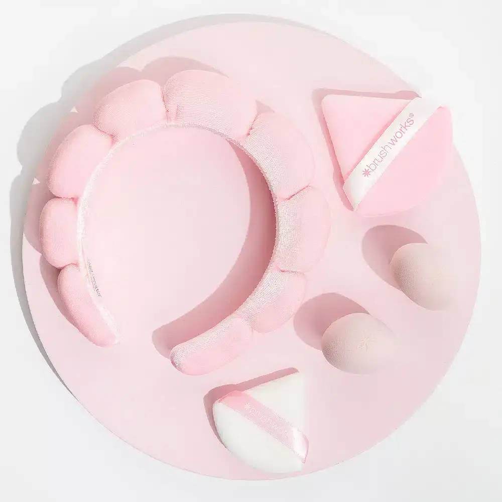 Beauty Pro – Großhandel Make-up-Pinsel-Set – Brushworks Dream Blend Set Pink1
