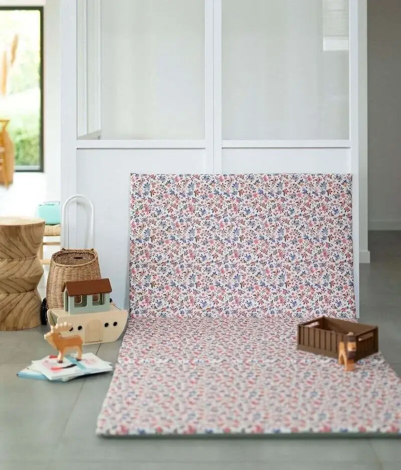 Manufacture des bébés français - Wholesale Play Mat - Kids & Baby - Vintage flowers waterproof play mat7