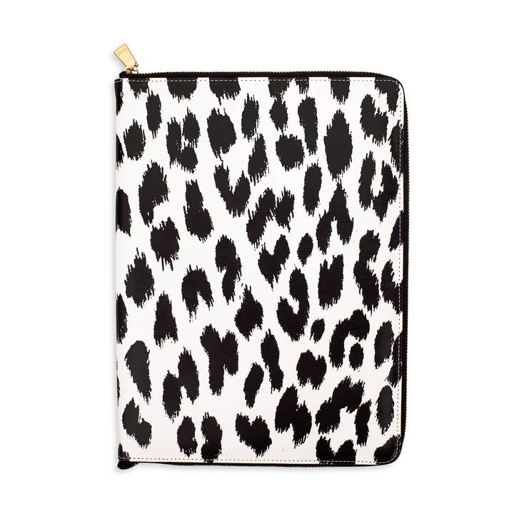 Notepad Zip Folio, Modern Leopard for wholesale by Kate Spade New York by Lifeguard Press