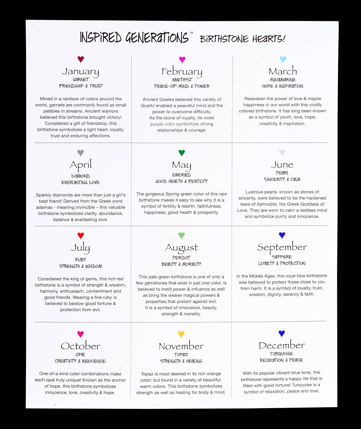 Inspired Generations - Wholesale Serving Tray - April Diamond Silver Birthstone Heart with Heart Spoon9