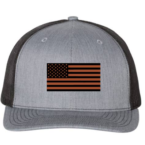 Chapeau Patch en similicuir pour hommes - Drapeau américain pour la vente par E&Q Designs and Wholesale