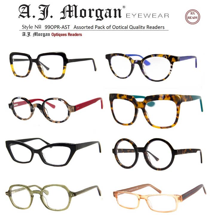 Bulk Pack - Assorted OPTICAL QUALITY Readers - 48 pc pack and other Purchase Wholesale optimum optical. Free Returns & Net 60 Terms on Faire trending on Faire.