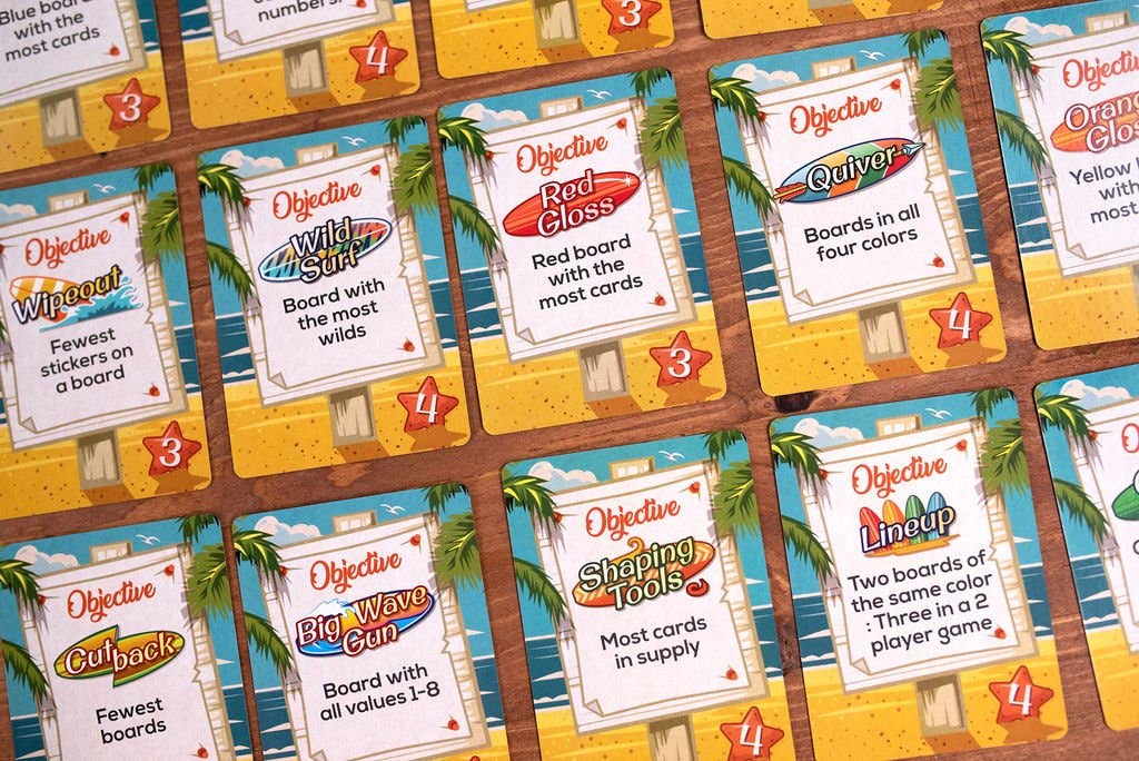 25th Century Games - Wholesale Board Game - Longboard Surfboard-Shaping Board Game6