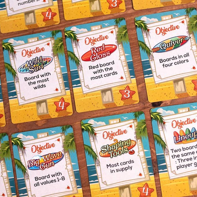 25th Century Games - Wholesale Board Game - Longboard Surfboard-Shaping Board Game6