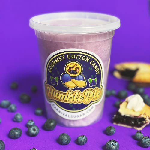 Humble Pie - Gourmet Blueberry Pie Cotton Candy
Humble Pie - for wholesale by Carnival Sugar