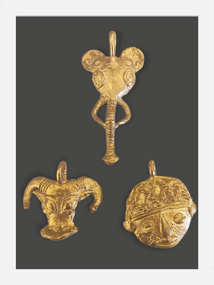 PACCHETTO 3 CIONDOLI AFRICANI per la vendita all'ingrosso da parte di FINERBLACK