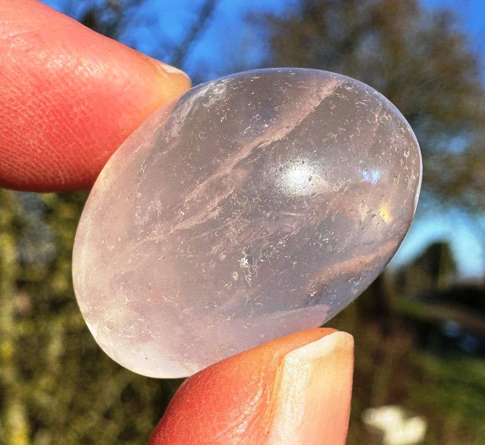 Elf Kendal Hippies - Wholesale Spiritual Stone/Crystal - Rose Quartz mini tumble 1-3cm pink quartz tumbles Love stone7