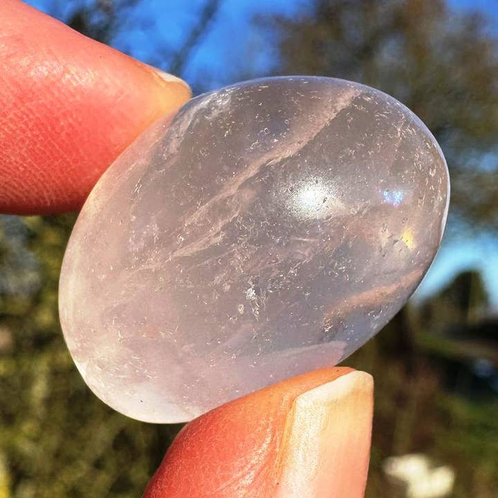 Elf Kendal Hippies - Wholesale Spiritual Stone/Crystal - Rose Quartz mini tumble 1-3cm pink quartz tumbles Love stone7
