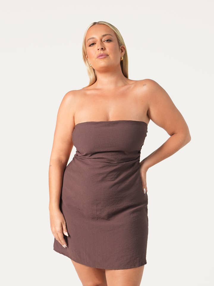 Portofino Tube Mini Dress for wholesale by Bamboo Blonde