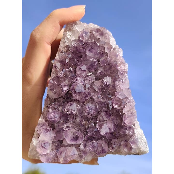 Améthyste Uruguay B Brute 557 g pour la vente par Con Le Stelle