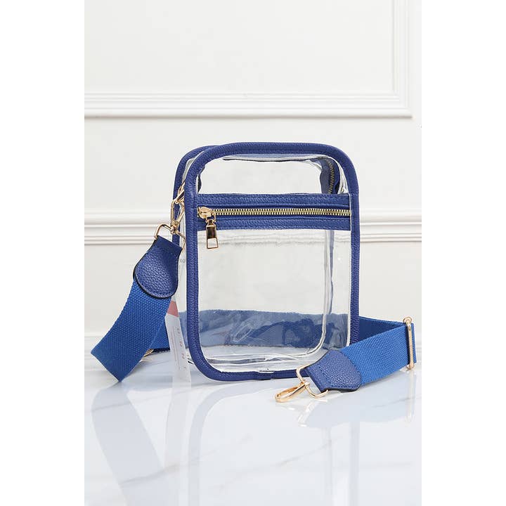 Hana - Wholesale Crossbody Bag - Women's - Clear PU Cross Body Mini Bag11