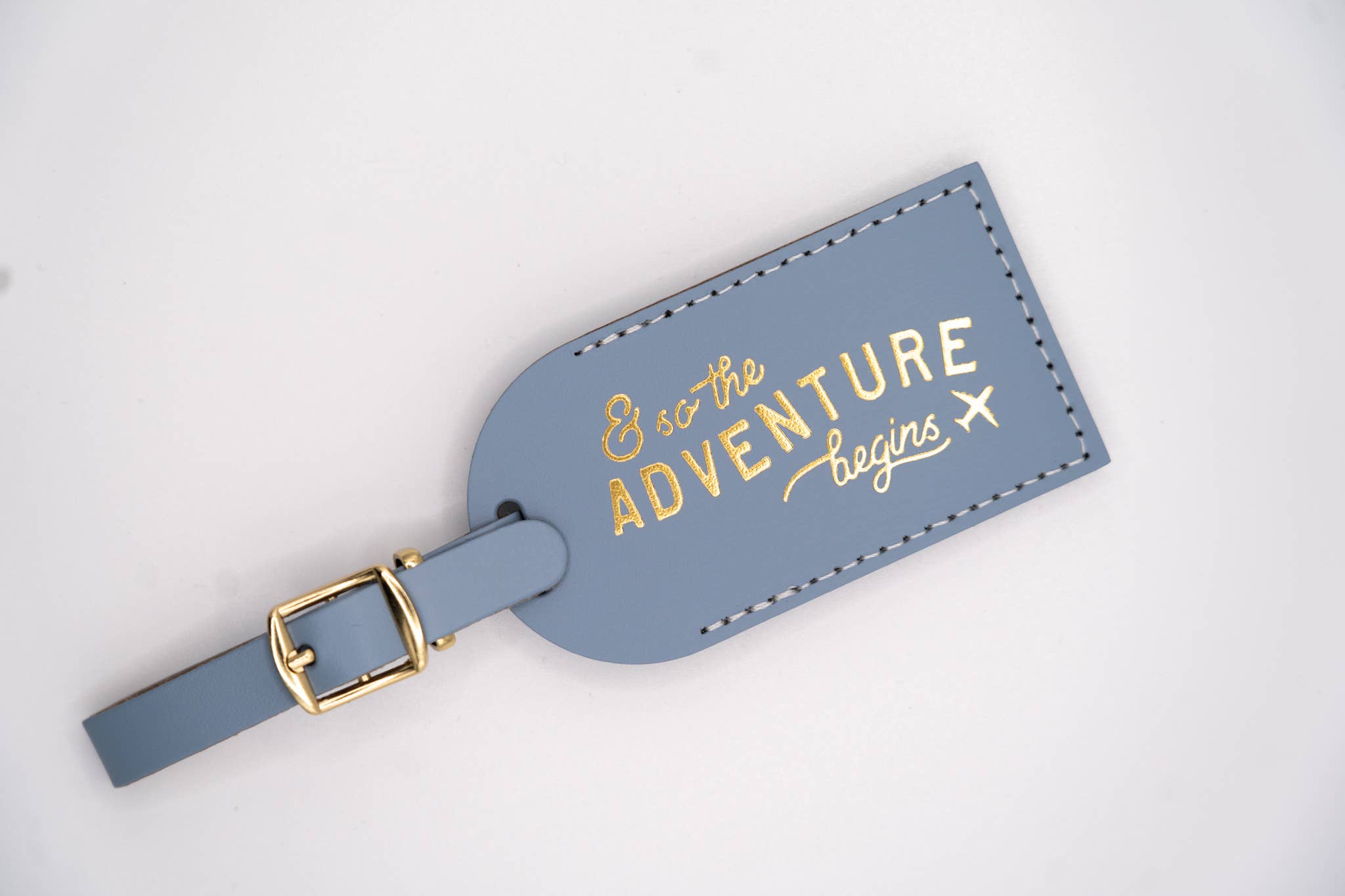 Letter + Leather - Vendita all'ingrosso Targhetta per bagaglio - Etichetta per bagaglio in pelle & So the Adventure Begins - Bomboniera di nozze4