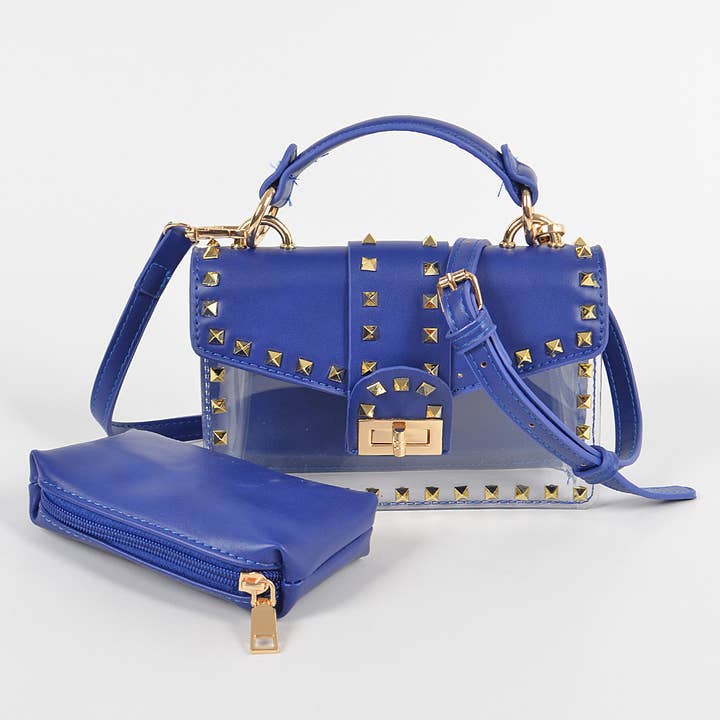 3AM BY H&D ACCESSORIES - Wholesale Clutch bag – women's - Studded See Through Clutch18