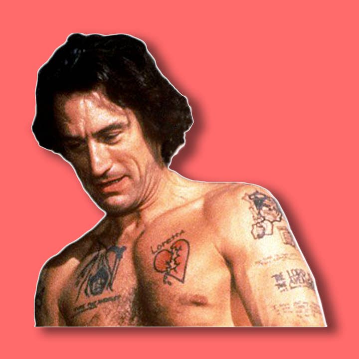 Robert De Niro Cape Fear Cutout Vinyl Sticker for wholesale by The Weeping Roses