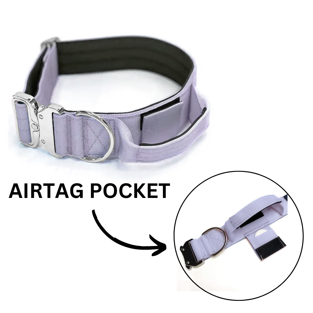 PETROAM - Wholesale Pet Collar - Dog - Air Tag Pocket Tactical Dog Collar13