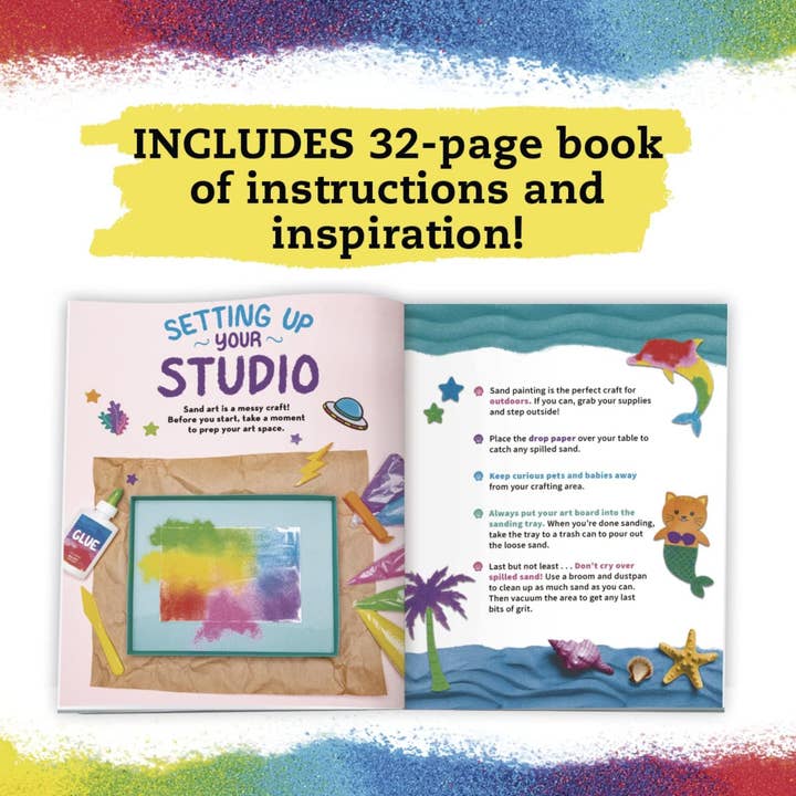 ADLE International - Wholesale DIY Craft Kit - Kids - Sand Painting Studio