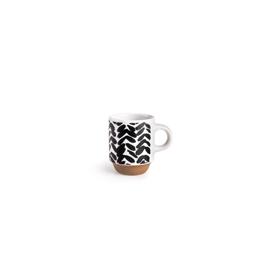 Ibili - Wholesale Coffee/Tea Cup - IBILI - Set of 4 Marken Mugs + Stand3