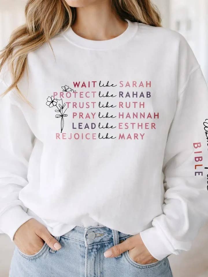 Women of the Bible, Christian gift, Christian tee for wholesale by Roadside Ranch