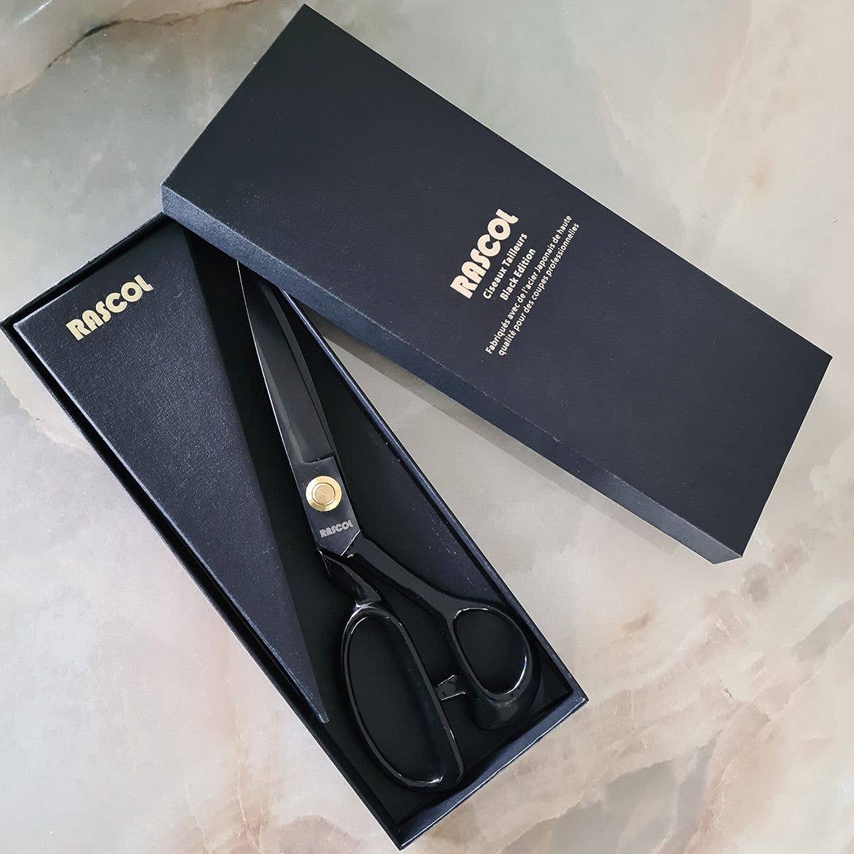 Rascol - Wholesale Scissors - Prestige Black Edition 24 cm tailor sewing scissors3