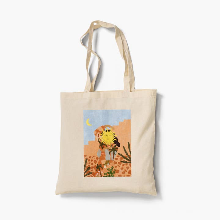 Soul full av solsken 100% ekologisk bomullstygväska för wholesale av Alja Horvat d.o.o.