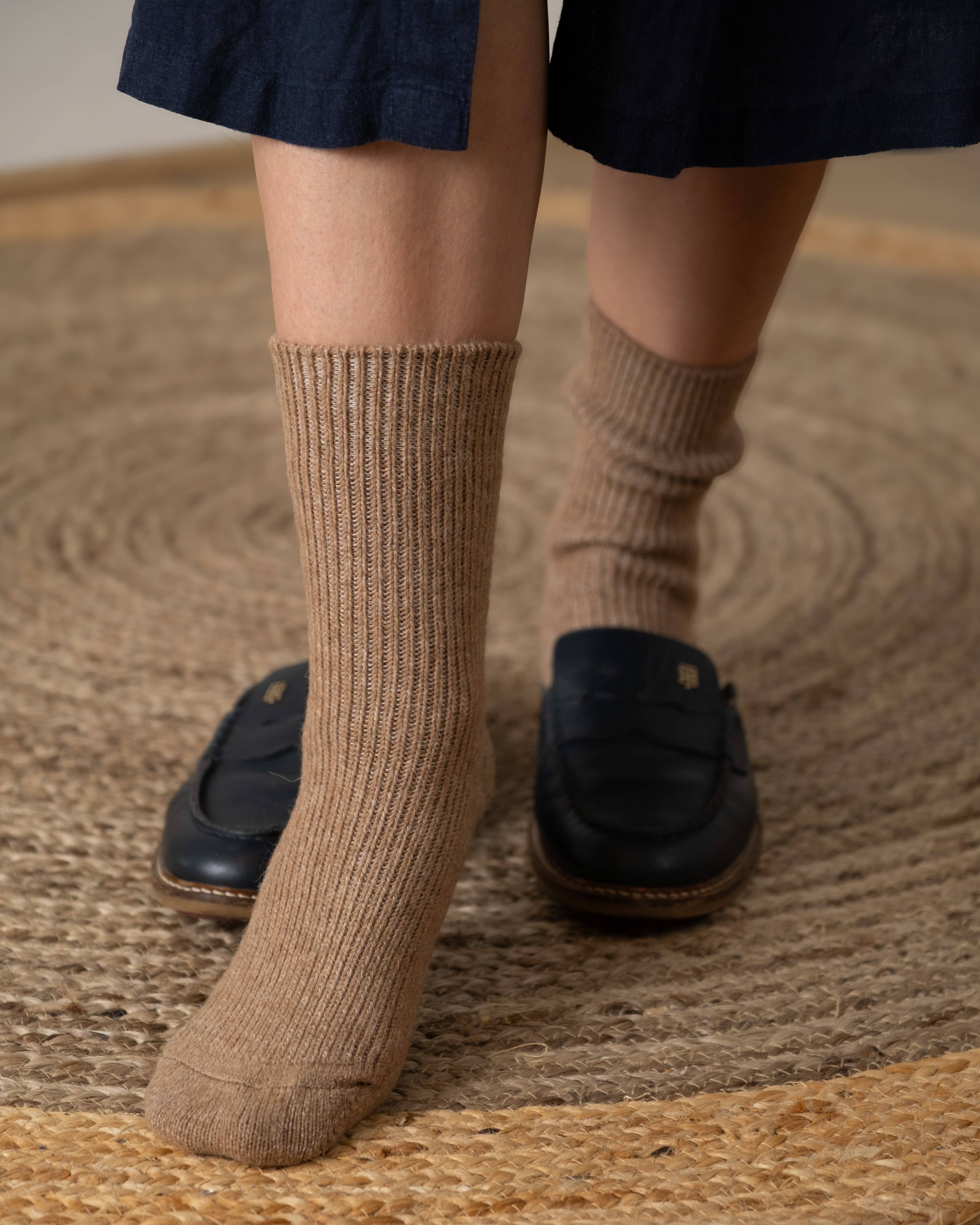 Lana Bambini - Wholesale Socks – Unisex - Camelia (camel/wool/cotton/hemp)1