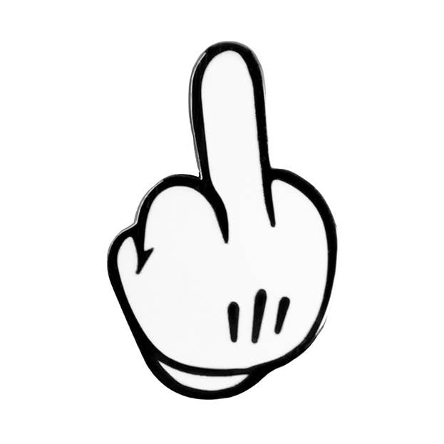 Sloth Steady - Wholesale Lapel Pin/Button - The Middle Finger Pin0