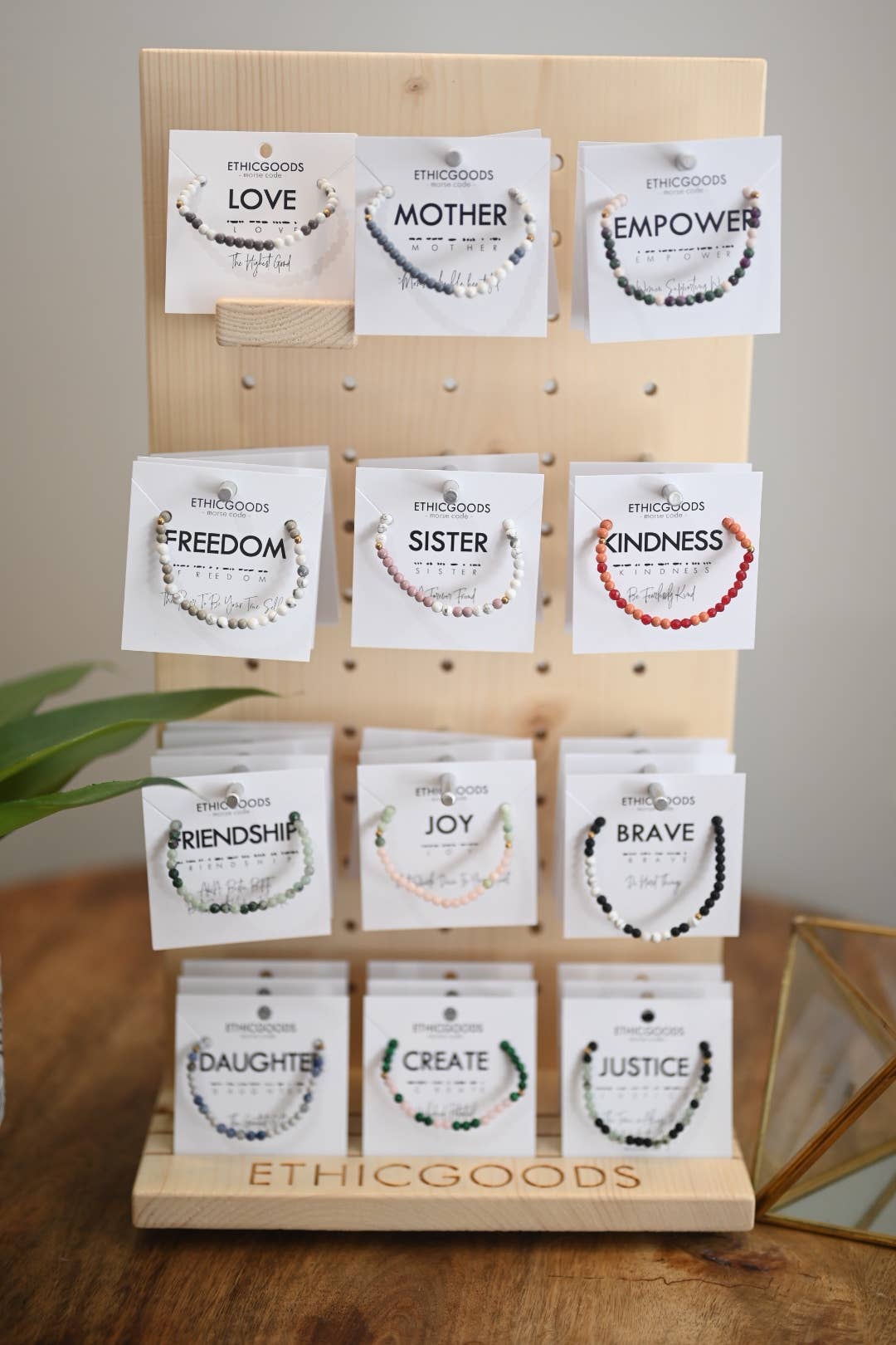 ETHICGOODS - Venta al por mayor Pulsera de cuentas - Niños - Pulsera Código Morse MINI para Niños | HIJA3