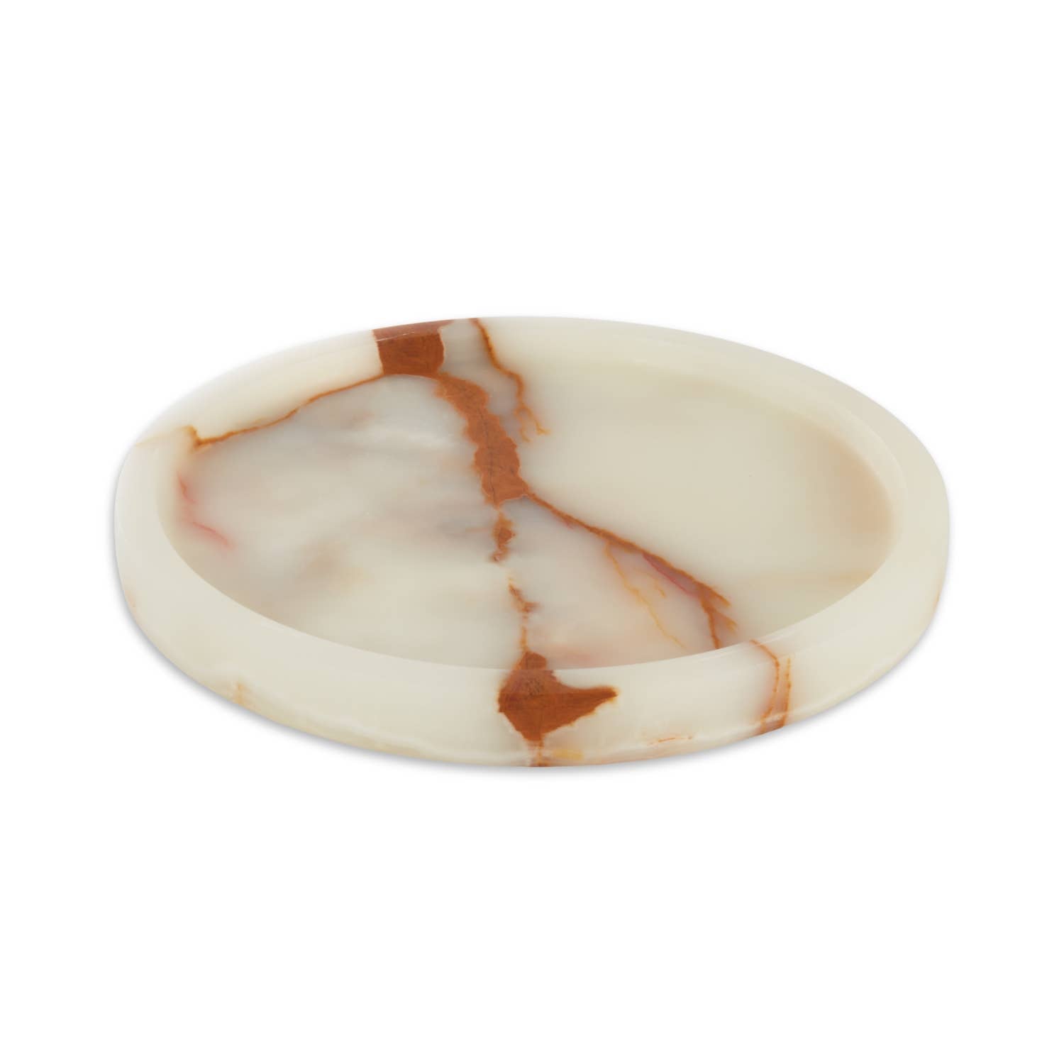 BeyBerk International - Wholesale Decorative Tray - Rina Genuine Marble Tray and Catch-All 
4