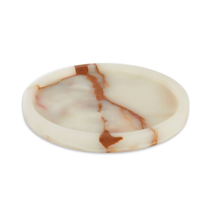 BeyBerk International - Wholesale Decorative Tray - Rina Genuine Marble Tray and Catch-All
4