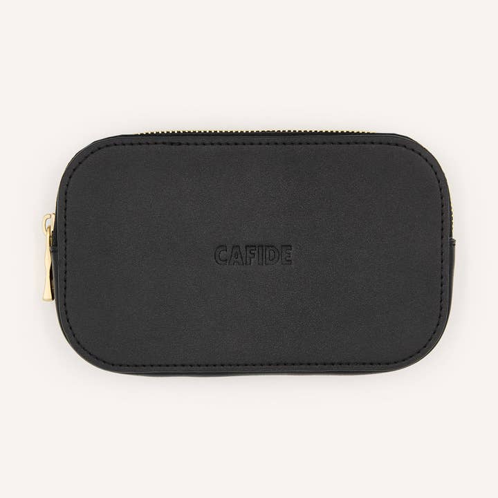 CAFIDE - Wholesale Wallet - Women's - Black Vegan Leather Wallet, Jala0