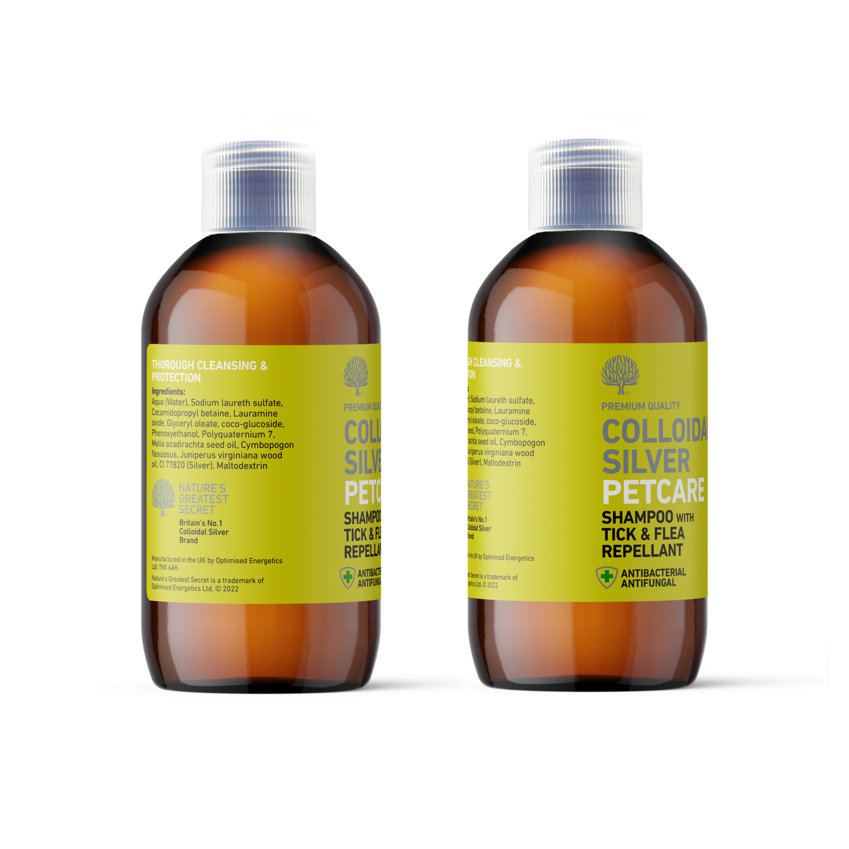 Natures Greatest Secret - Vente Shampoing – chien - Shampoing antibactérien à l'argent colloïdal pour chiens 250 ml7