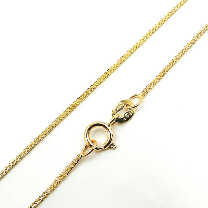 14K Solid Gold Wheat Necklace. 174 for wholesale by Tresor Jewelry Inc.