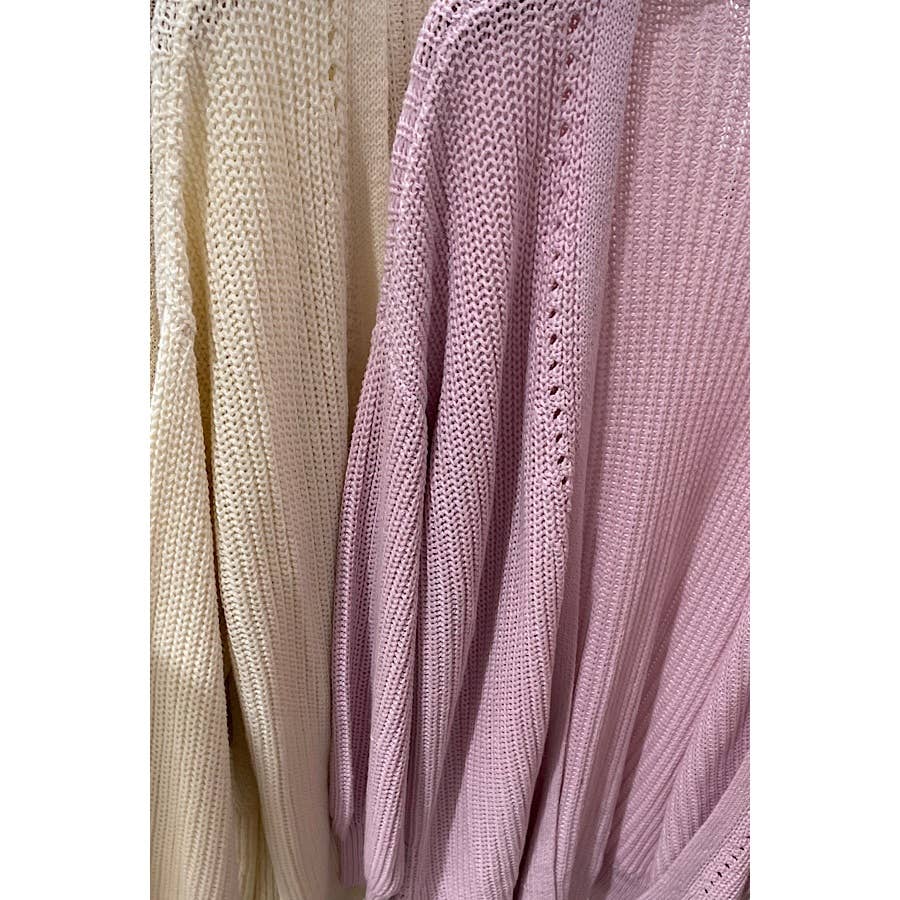 Curve Market - Vendita all'ingrosso Cardigan - Donna - CARDIGAN PLUS SIZE IN MAGLIA CON APERTURA FRONTALE0