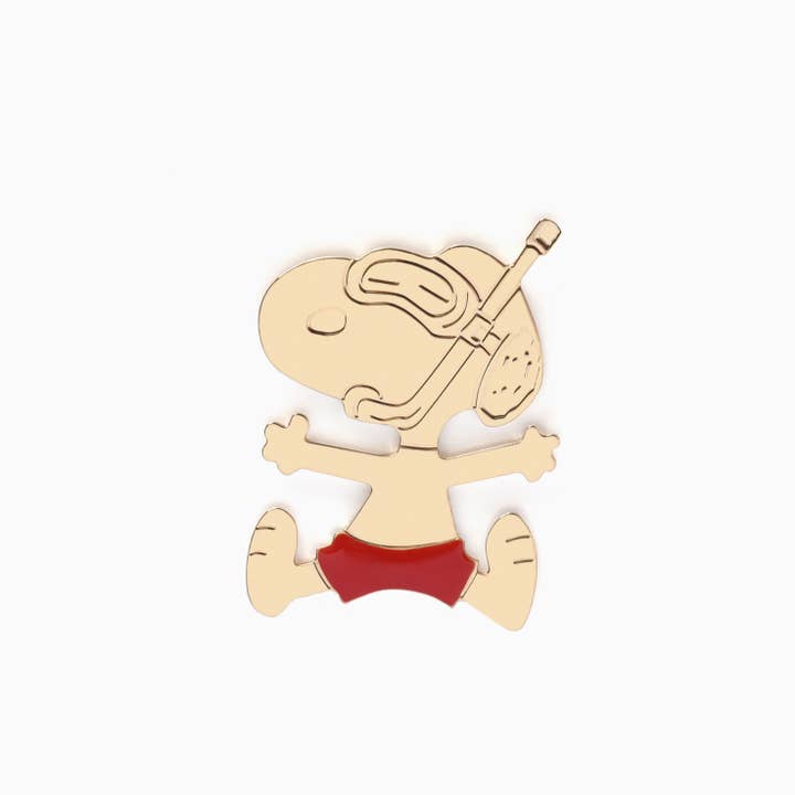 SNOOPY AUGUST lapel pin x Snoopy & The Peanuts for wholesale by Titlee