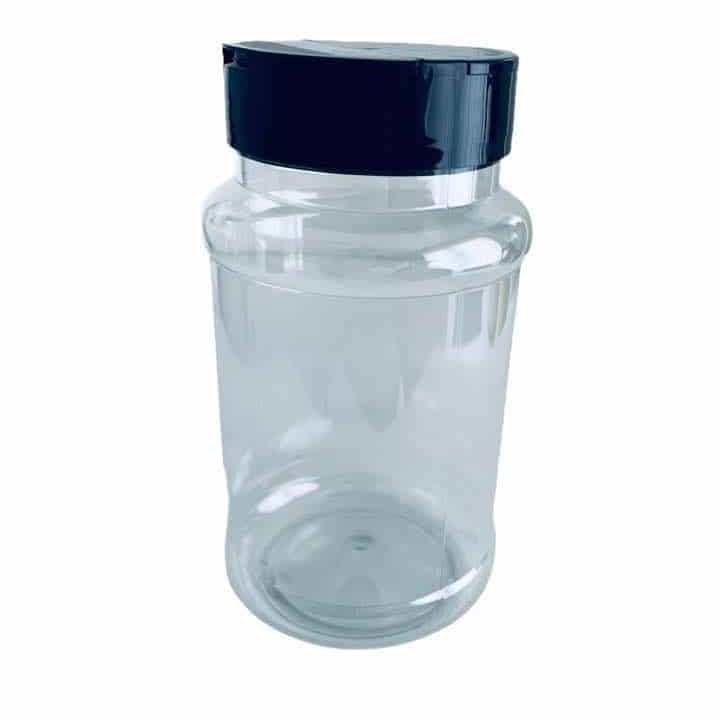 Fizzy Whiz - Vente Pots - Bouteilles Shaker 300 ml et couvercles noirs1