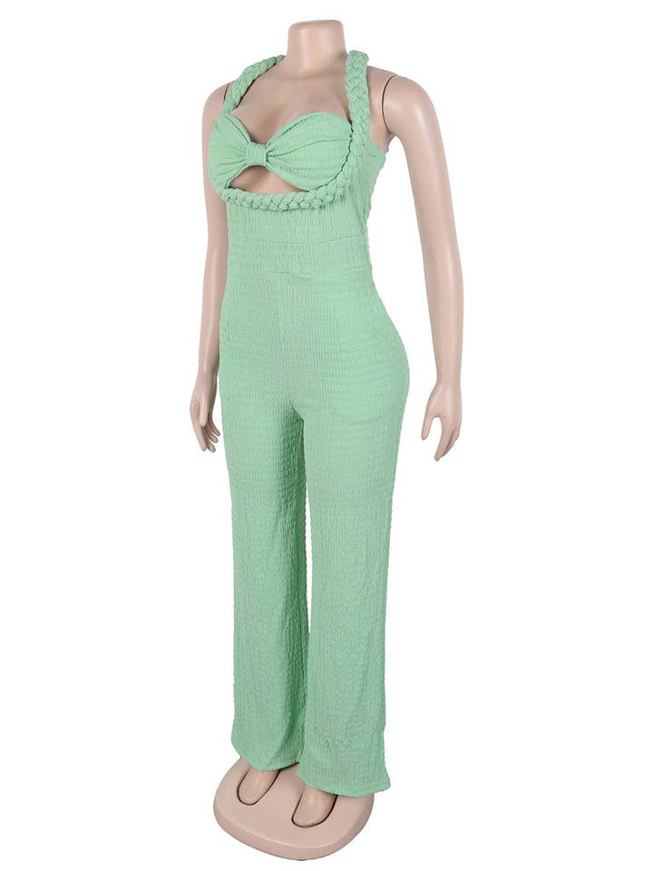 Aria Romance - Wholesale Top & Pant Set (NOT Loungewear) - Women's - Bandeau Wide Leg Jumpsuit21