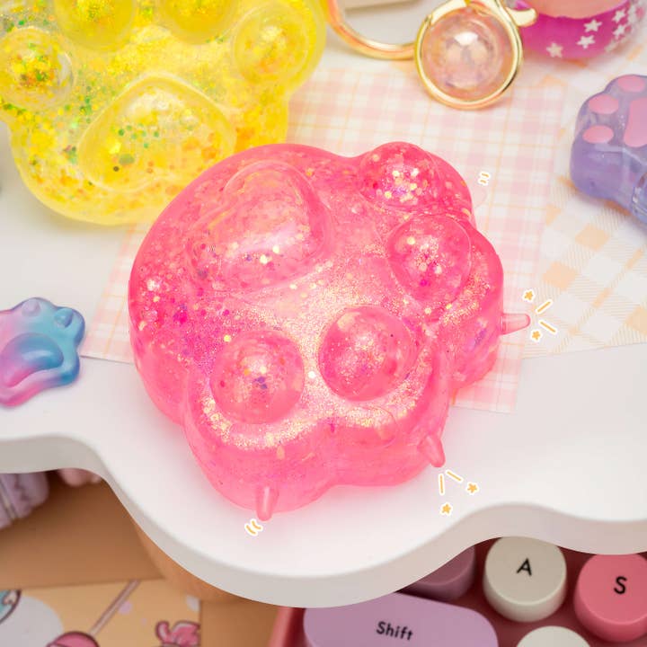 Kawaii Slime Company - Wholesale Squishy Toy - Kids & Baby - Gummy Kitty Paws Squishy Sensory Toy (12pcs/case)