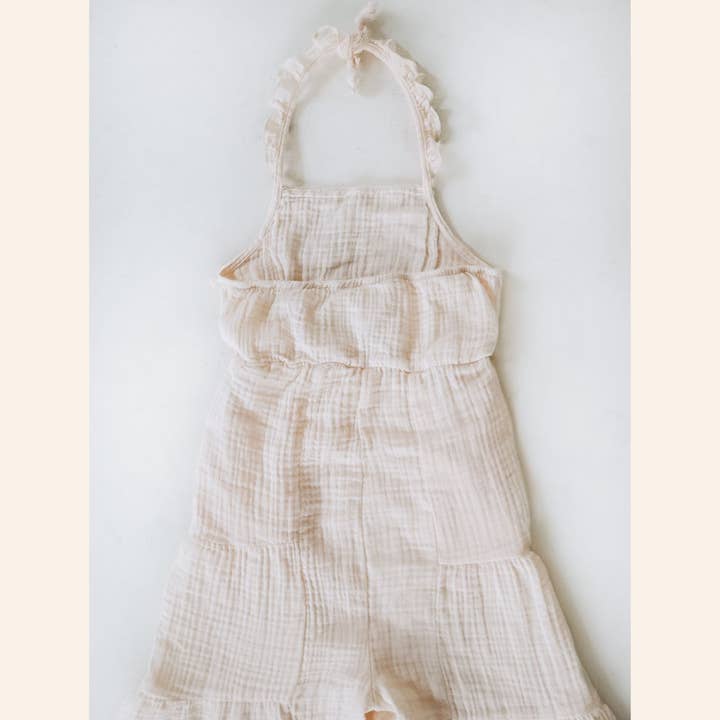 HAHA MAMA Clothing - Venta al por mayor Conjunto de mamá y bebé - Mono de Crochet Blanco Suave para Mamá e Hija - Niña7