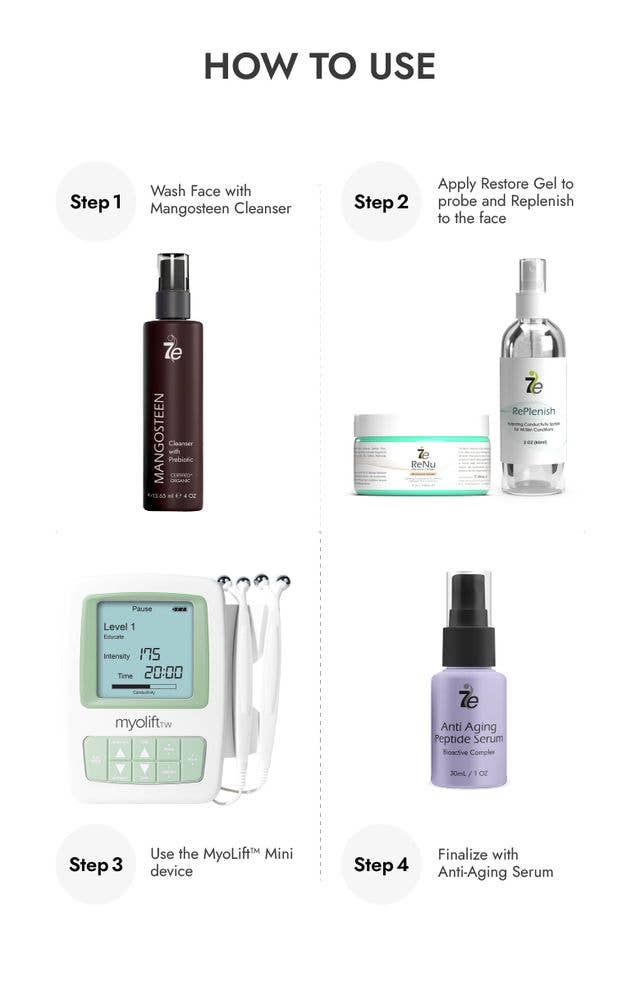 7e Wellness - Wholesale Electronic Skincare Device - 7e MyoLift Triwave Microcurrent Device3