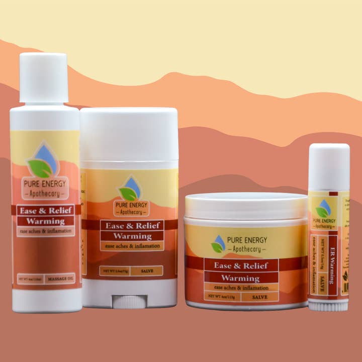 Ease and Relief Warming Salve for wholesale by Pure Energy Apothecary