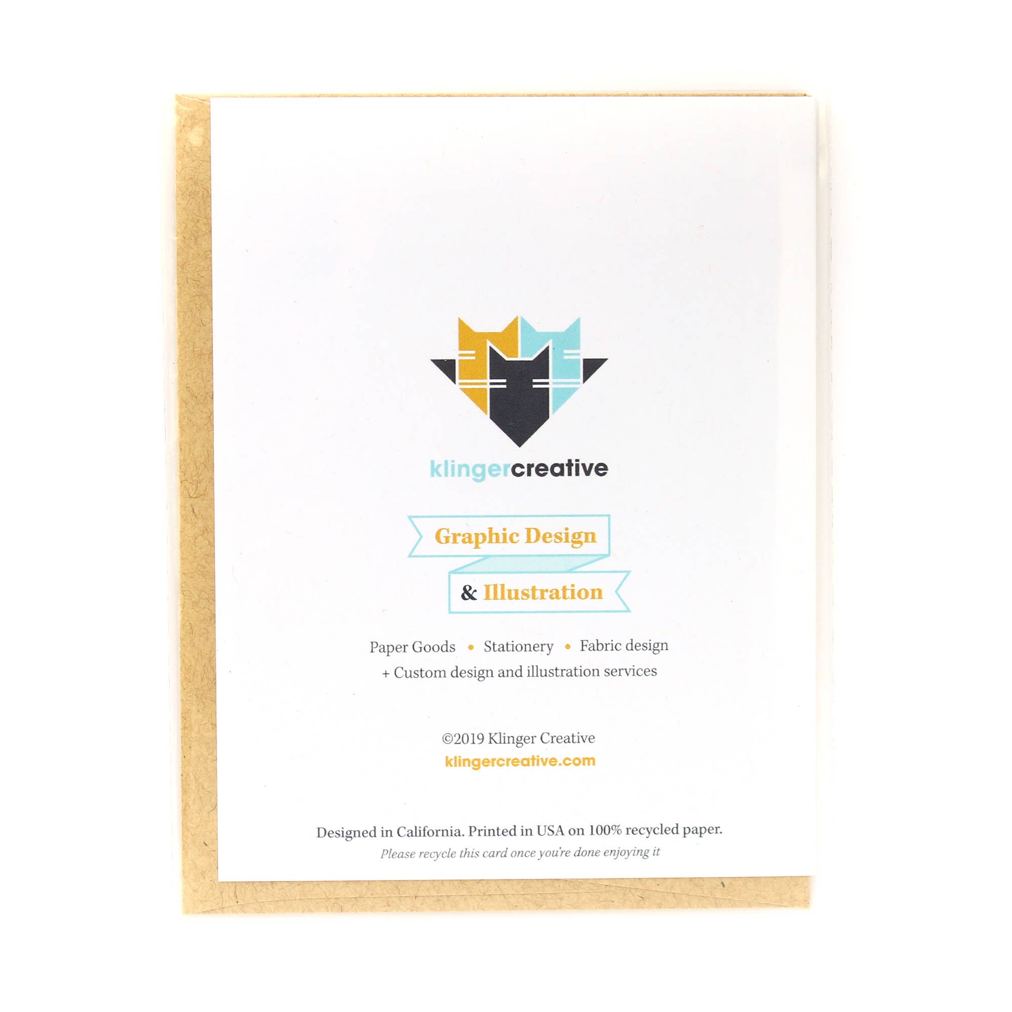 Klinger Creative - Wholesale Birthday Card - Snowy Owl Happy Birthday Card bird eco-friendly woodland A22