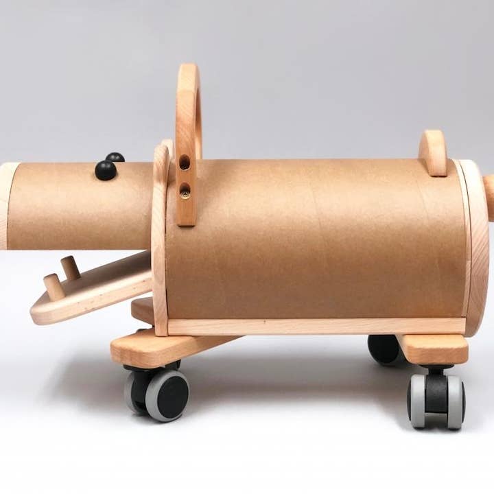 Little Poland Gallery - Wholesale Wood Toy - Kids - BAJO Hippo Ride-On