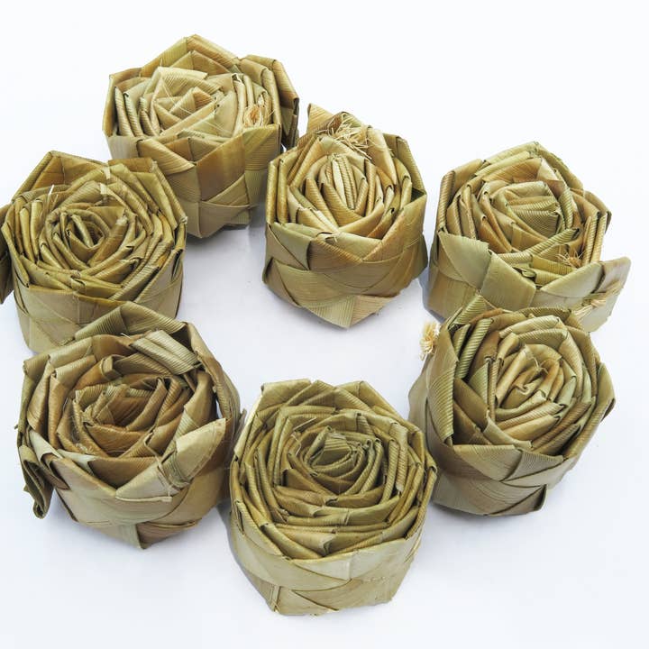 No Furries Delights - Wholesale Pet toy – Not cat/dog - BULK 1.5" Palm Rose4